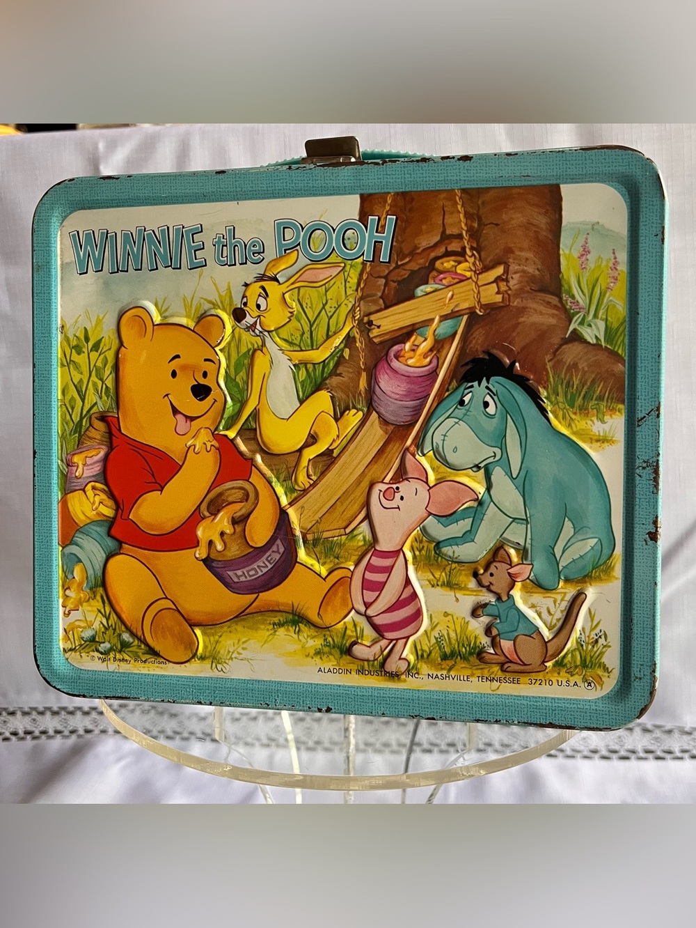 Winnie the Pooh 1976 Vintage Metal Lunchbox